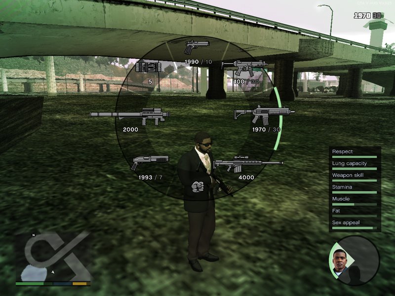 Gta San Andreas Gta V Franklin Hud Mod Gtainside